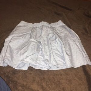 J. Crew Pinstripe Skirt